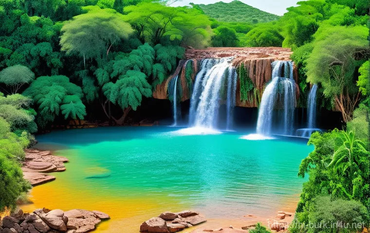 부르키나파소 자연환경 및 생태 관광 - **Burkina Faso Safari: Majestic Elephants at Golden Hour**
    A wide-angle, cinematic shot of a lar...